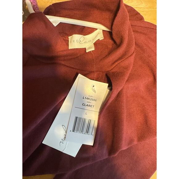 NWT Brea Canyon Keyhole Cinched Waist Claret Large - Picture 3 of 3